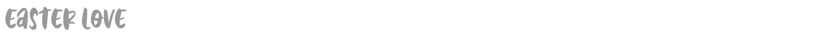 Easter Love font preview